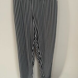Pants XL Striped Black/White